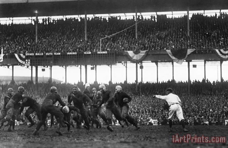 Football Game, 1925 painting - Others Football Game, 1925 Art Print