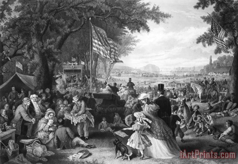 Others Fourth Of July, 1875 Art Painting