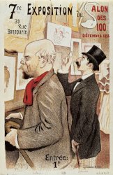 Others France Paris Poster Of Paul Verlaine And Jean Moreas painting