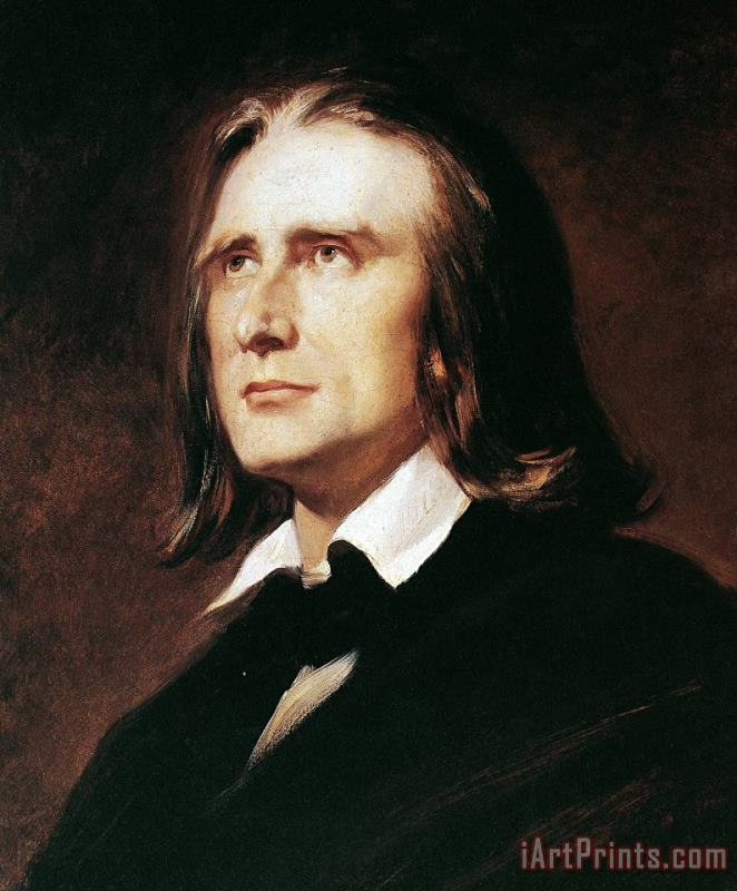 Franz Liszt (1811-1886) painting - Others Franz Liszt (1811-1886) Art Print