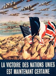 Others French Propaganda Poster Published In Algeria From World War II 1943