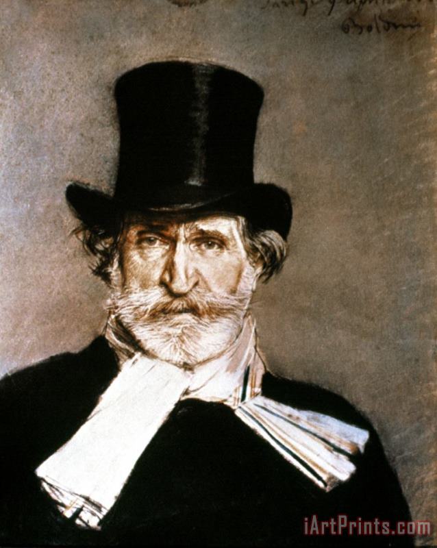 Others Giuseppe Verdi (1813-1901) Art Painting