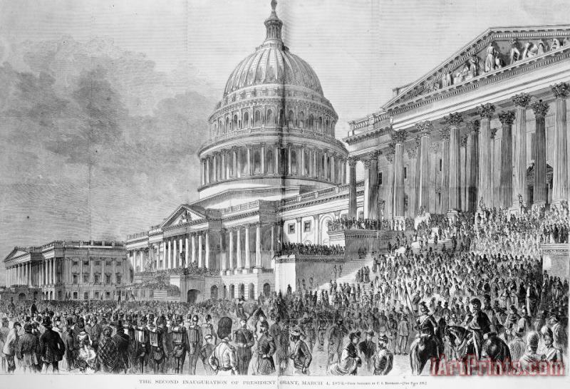 Others Grants Inauguration, 1873 Art Painting