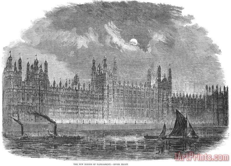 Great Britain: Parliament painting - Others Great Britain: Parliament Art Print