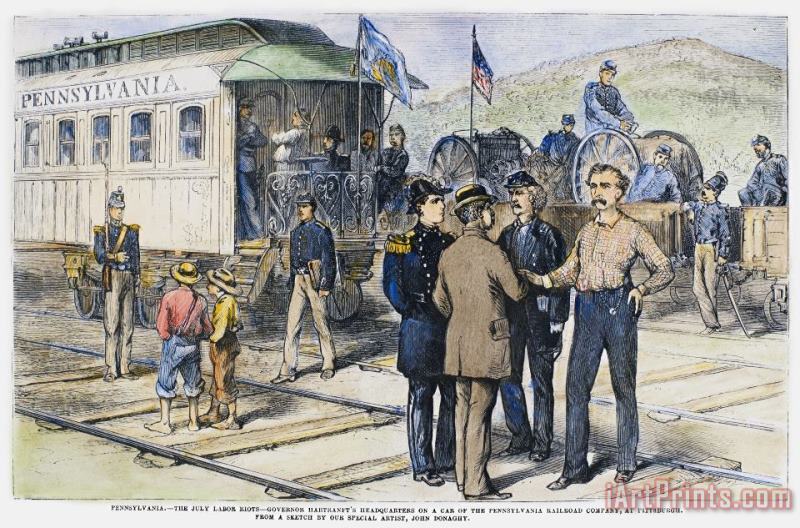 Great Railroad Strike, 1877 painting - Others Great Railroad Strike, 1877 Art Print