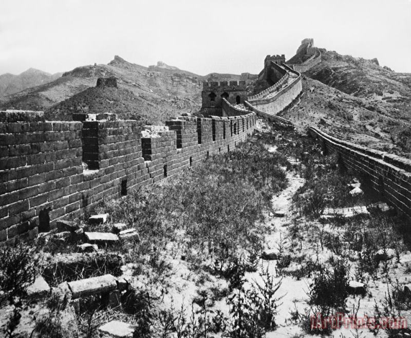 Great Wall Of China, 1901 painting - Others Great Wall Of China, 1901 Art Print