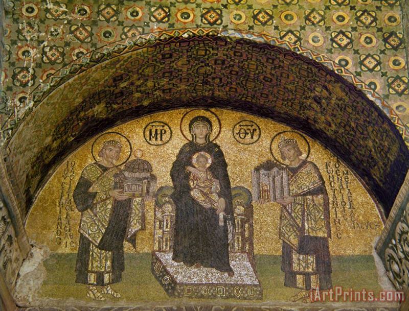 Others Hagia Sophia: Mosaic Art Print