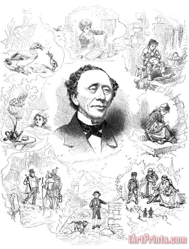 Hans Christian Andersen painting - Others Hans Christian Andersen Art Print