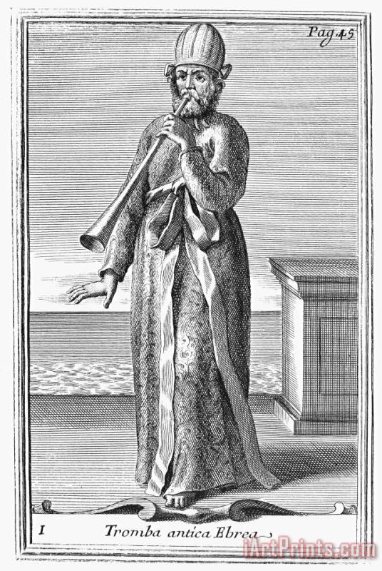 Others Hebrew Trumpet, 1723 Art Print