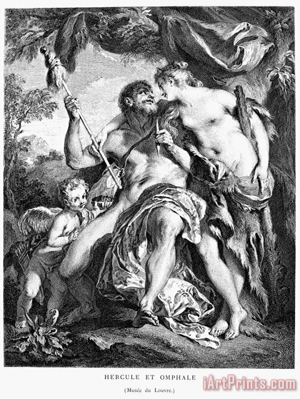 Others Hercules And Omphale Art Painting