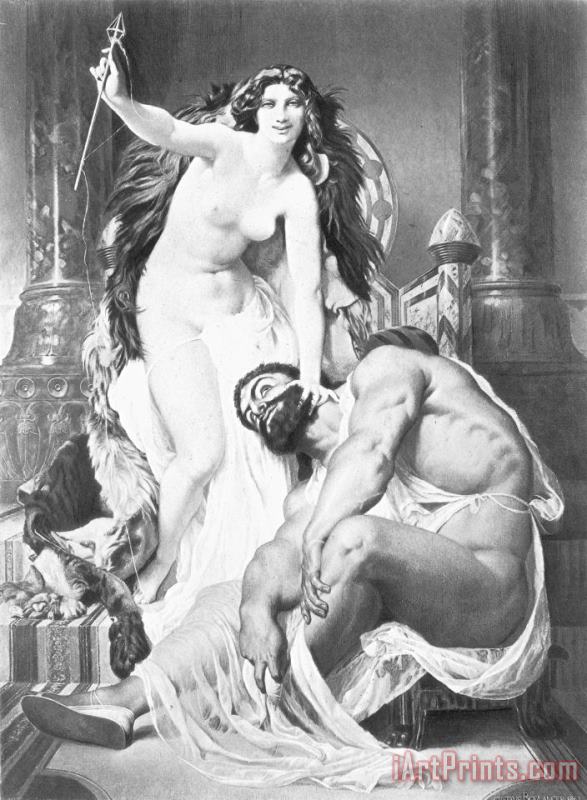 Hercules And Omphale painting - Others Hercules And Omphale Art Print