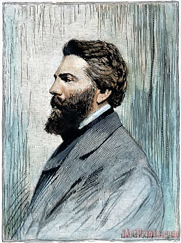 Others Herman Melville (1819-1891) Art Painting
