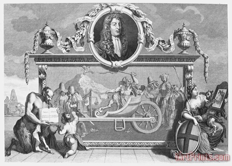 Hogarth: Hudibras, 1726 painting - Others Hogarth: Hudibras, 1726 Art Print