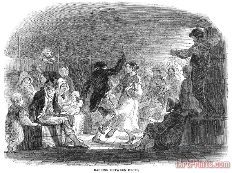 Others Irish Immigrants, 1851 Art Print