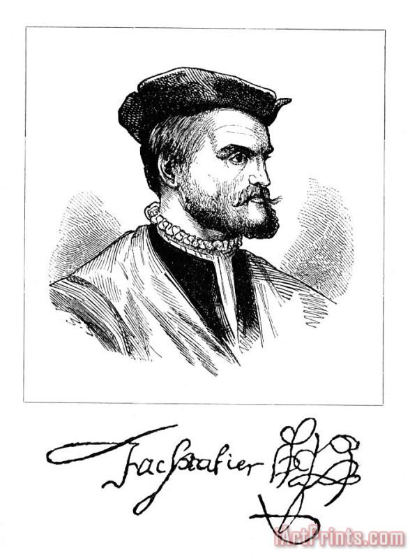 Jacques Cartier (1491-1557) painting - Others Jacques Cartier (1491-1557) Art Print