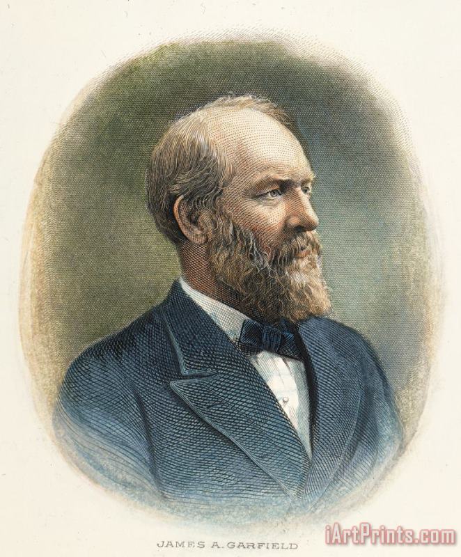 James A. Garfield (1831-1881) painting - Others James A. Garfield (1831-1881) Art Print