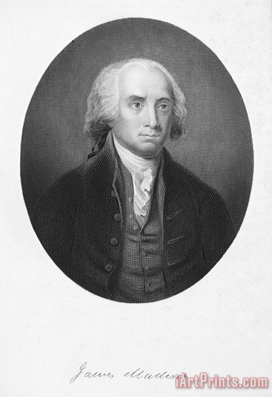 James Madison (1751-1836) painting - Others James Madison (1751-1836) Art Print