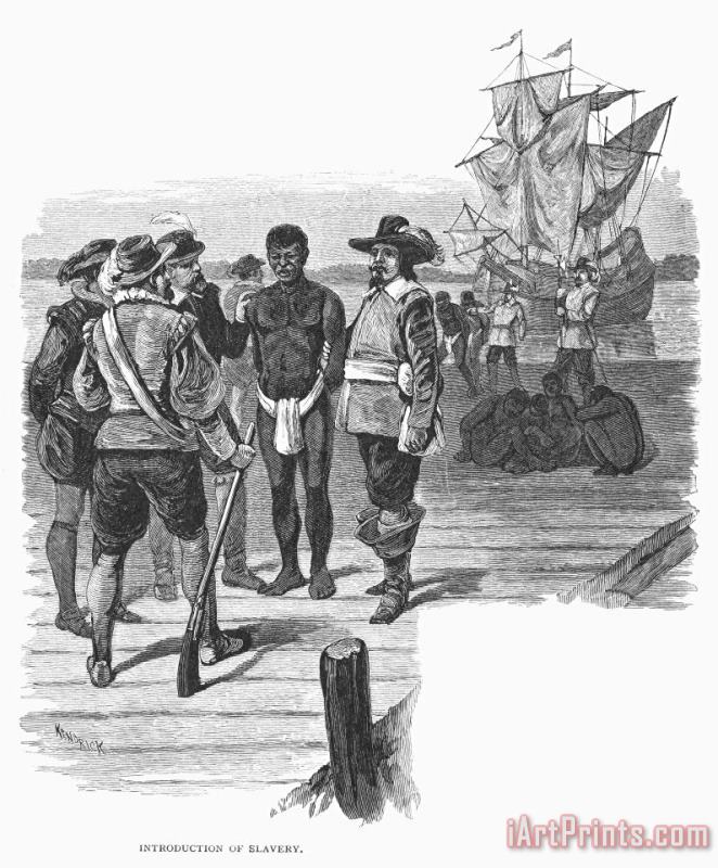 Others Jamestown: Slavery, 1619 Art Painting