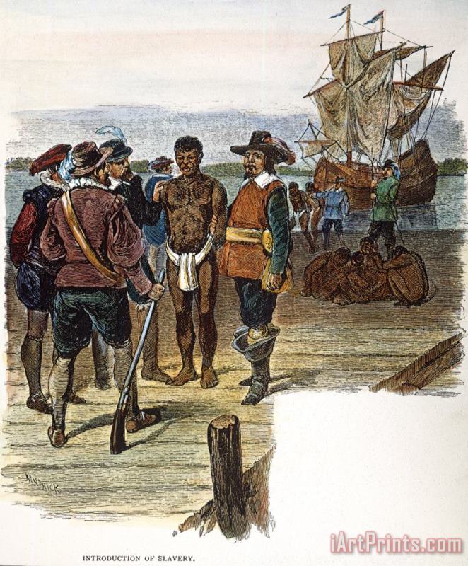 Jamestown: Slavery, 1619 painting - Others Jamestown: Slavery, 1619 Art Print
