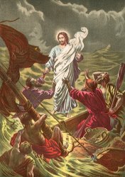 Others Jesus Walking On The Water painting