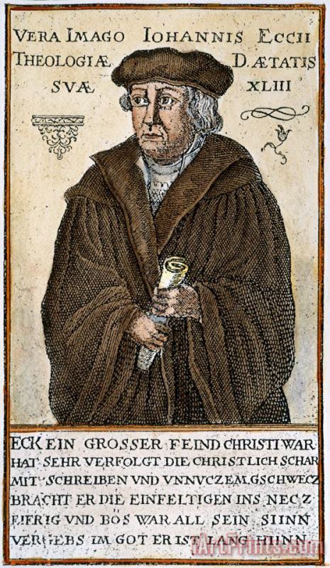Johann Eck (1486-1543) painting - Others Johann Eck (1486-1543) Art Print
