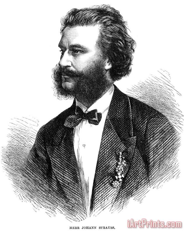 Others Johann Strauss (1825-1899) Art Print
