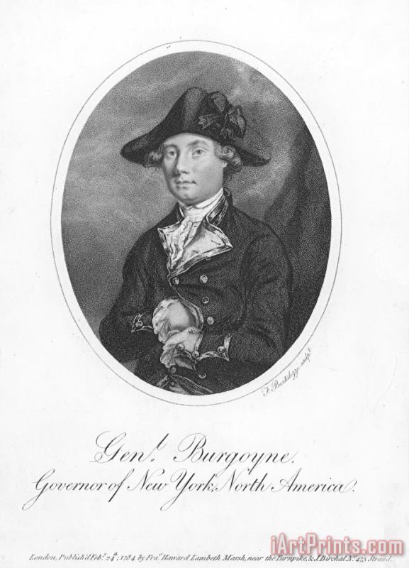 Others John Burgoyne (1722-1792) Art Painting