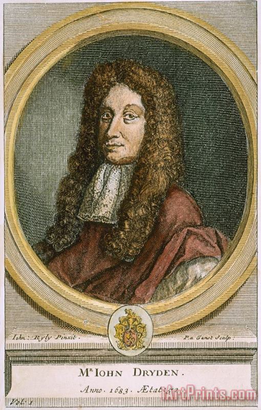 John Dryden (1631-1700) painting - Others John Dryden (1631-1700) Art Print