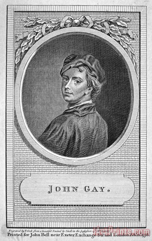 John Gay (1685-1732) painting - Others John Gay (1685-1732) Art Print