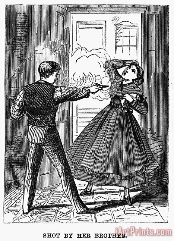 Others Juvenile Crime, 1868 Art Print