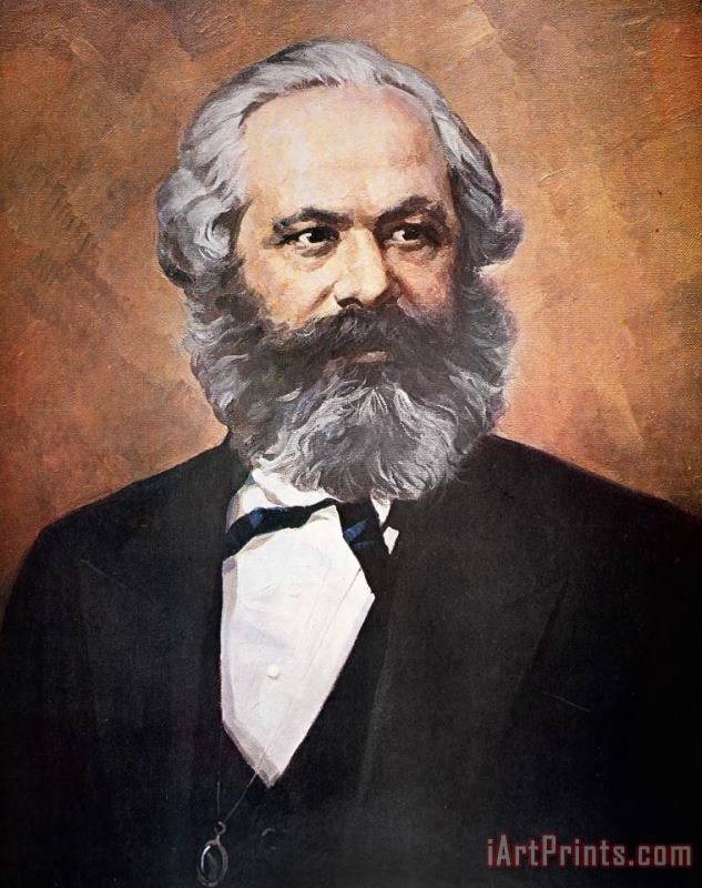 Others Karl Marx Art Painting