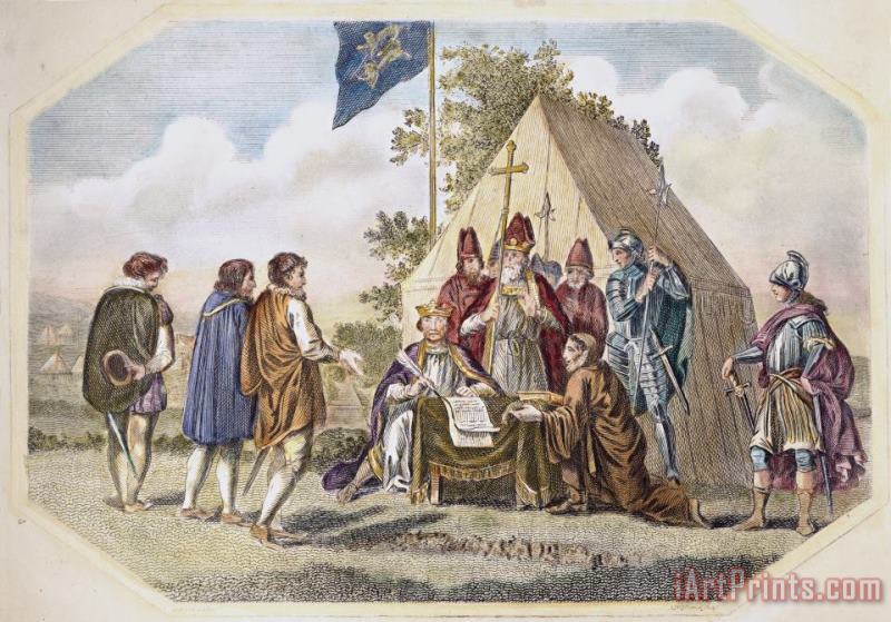 King John: Magna Carta painting - Others King John: Magna Carta Art Print