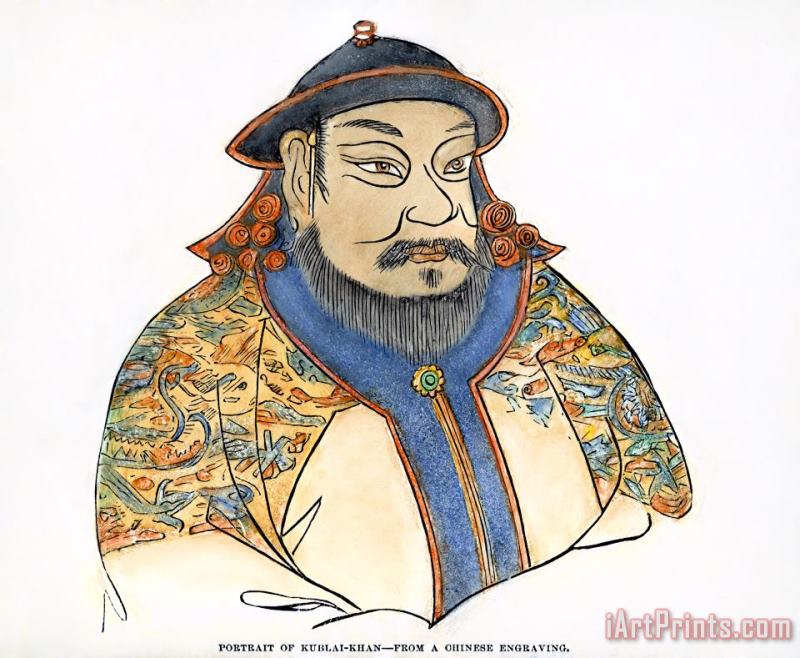 Kublai Khan (1216-1294) painting - Others Kublai Khan (1216-1294) Art Print
