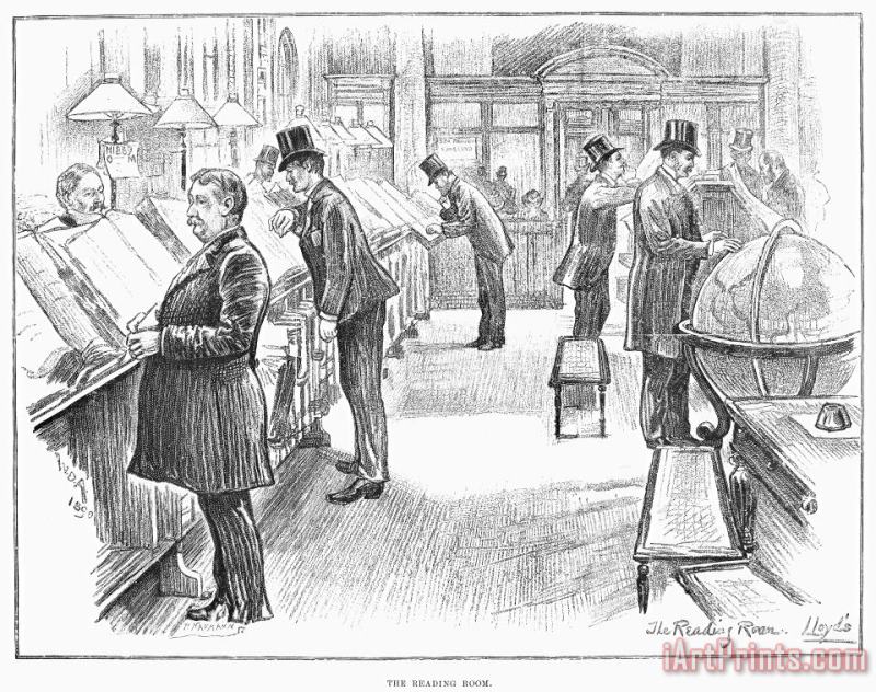 Lloyds Of London, 1890 painting - Others Lloyds Of London, 1890 Art Print