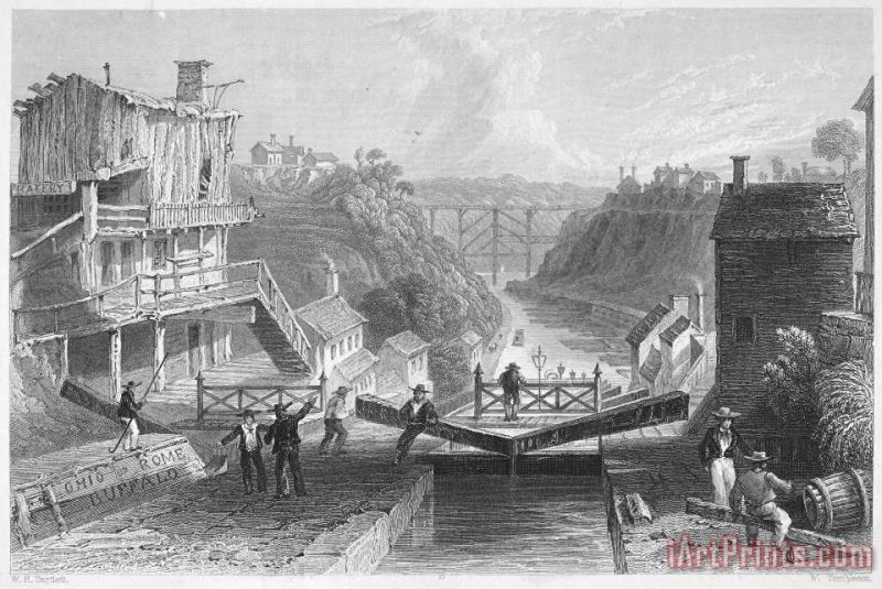Others Lockport, New York, 1838 Art Painting