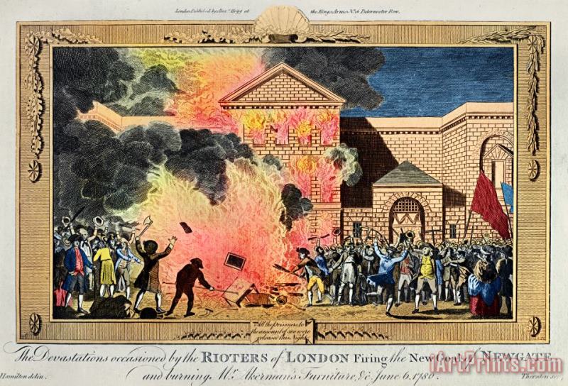 Others London: Gordon Riots, 1780 Art Print