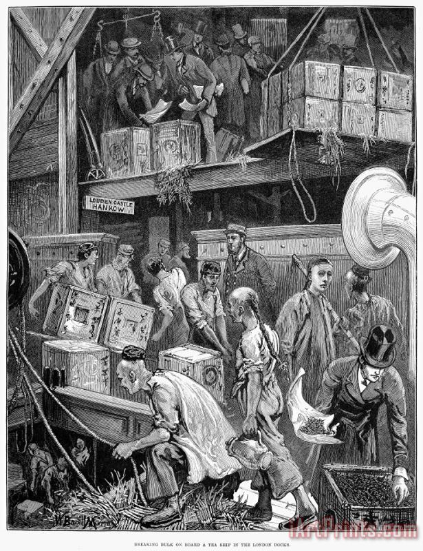 Others London: Tea Ship, 1877 Art Painting