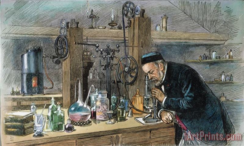Louis Pasteur (1822-1895) painting - Others Louis Pasteur (1822-1895) Art Print