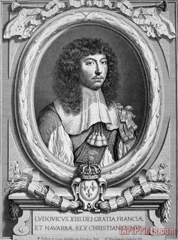Louis Xiv (1638-1715) painting - Others Louis Xiv (1638-1715) Art Print