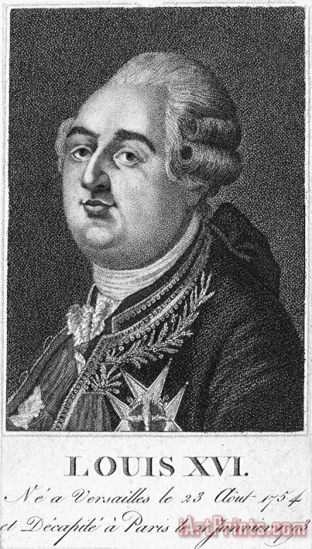 Louis Xvi (1754-1793) painting - Others Louis Xvi (1754-1793) Art Print