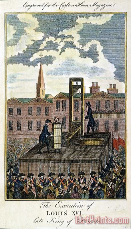 Others Louis Xvi: Execution Art Painting