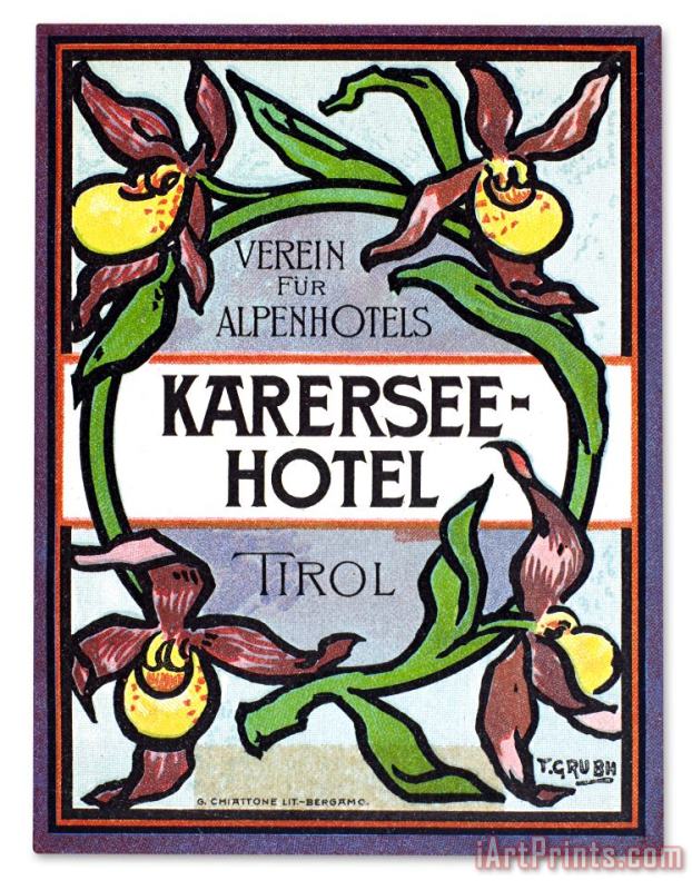 Luggage Label painting - Others Luggage Label Art Print