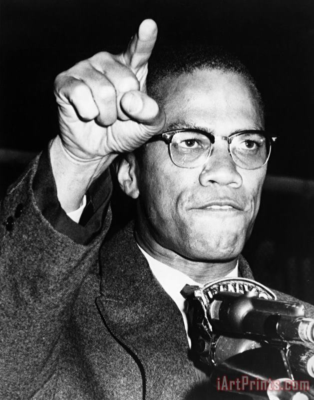 Others Malcolm X (1925-1965) Art Painting