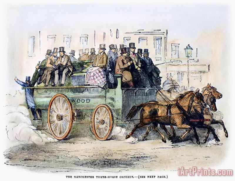 Others Manchester Omnibus, 1856 Art Print