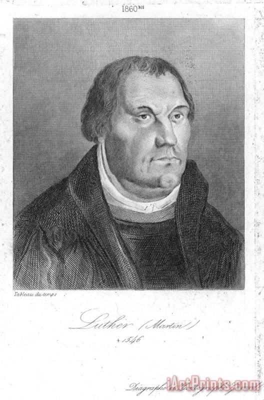 Martin Luther (1483-1546) painting - Others Martin Luther (1483-1546) Art Print