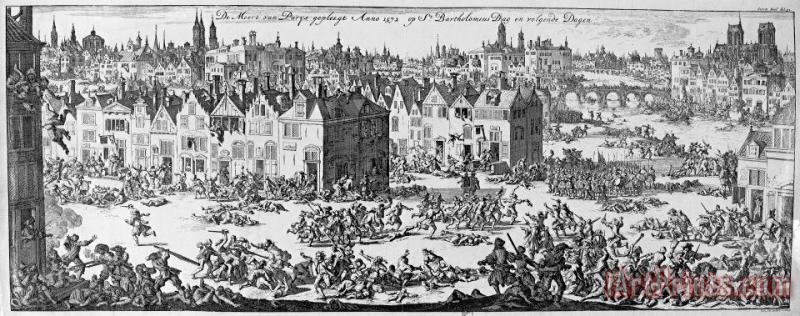 Others Massacre Of Huguenots Art Painting