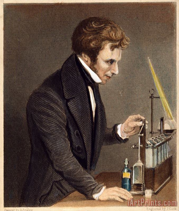 Michael Faraday (1791-1867) painting - Others Michael Faraday (1791-1867) Art Print