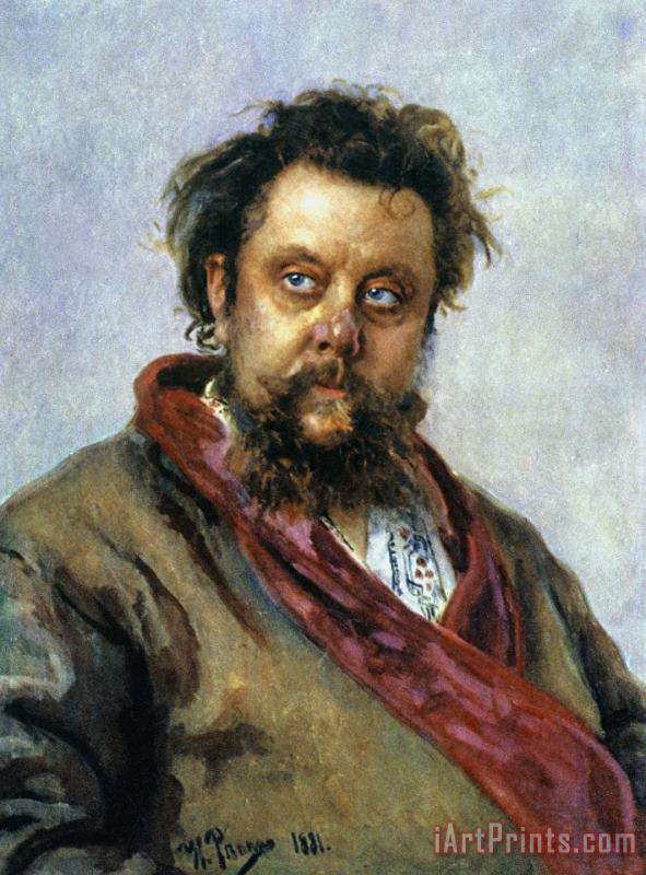 Others Modest Mussorgsky Art Painting