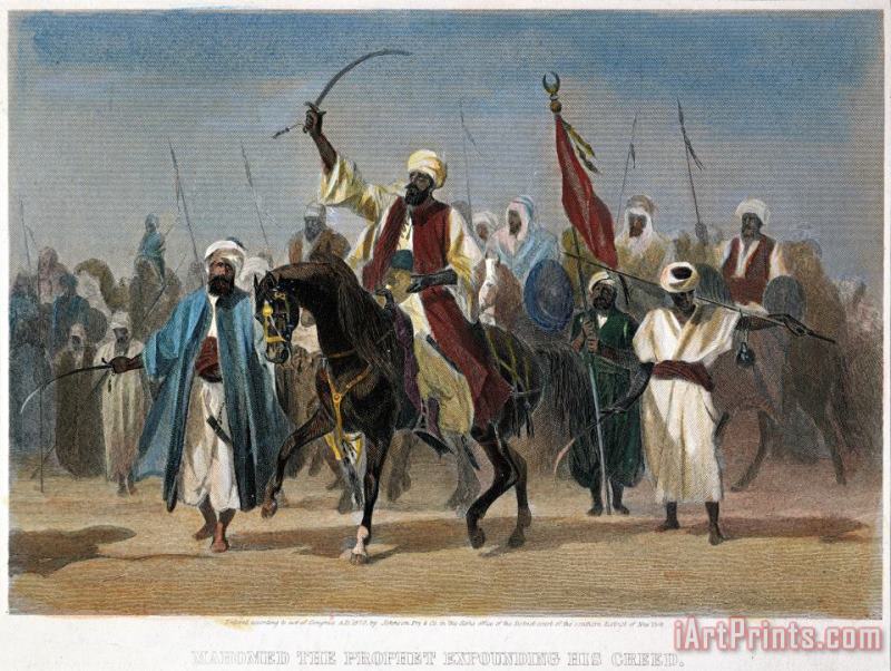 Mohammed (570-632) painting - Others Mohammed (570-632) Art Print