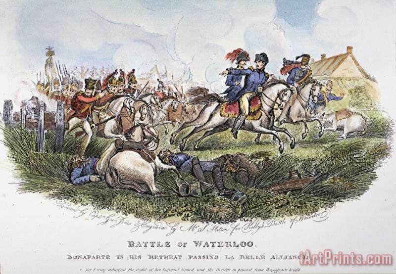Napoleon I: Waterloo painting - Others Napoleon I: Waterloo Art Print